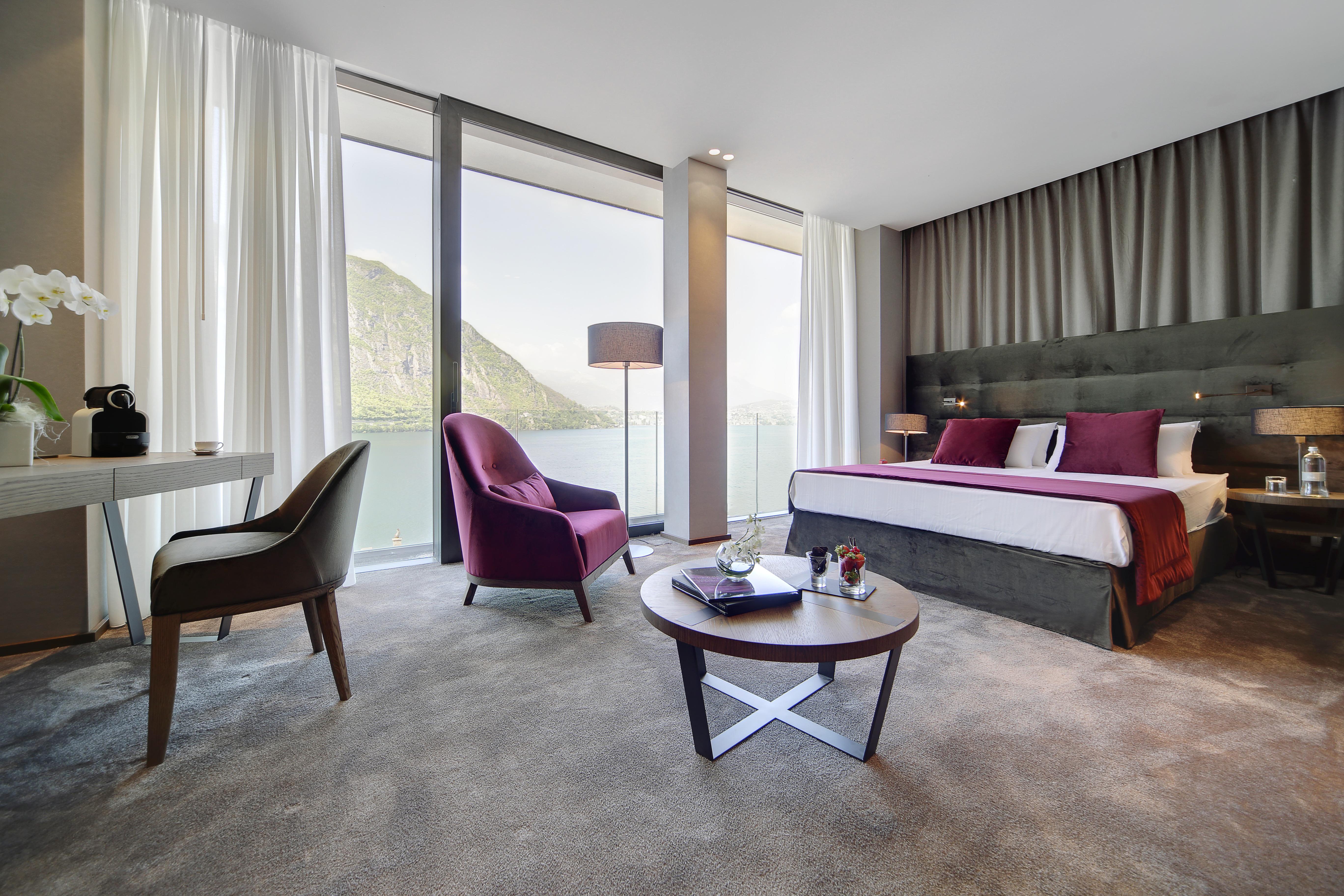 Grand Hotel Campione Campione d'Italia Exterior photo Deluxe room